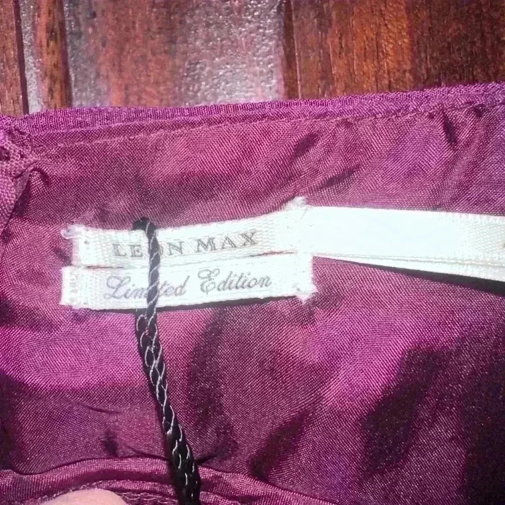 NWT!! Beautiful Leon Max Dress, Purple, Women’s Size Medium - Picture 4 of 11